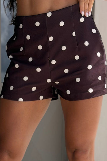 Short Corto DF08194 para mujer dyaboo cafe