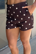 Short Corto DF08194 para mujer dyaboo cafe