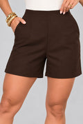 Short Corto DF08205 Para mujer dyaboo cafe oscuro