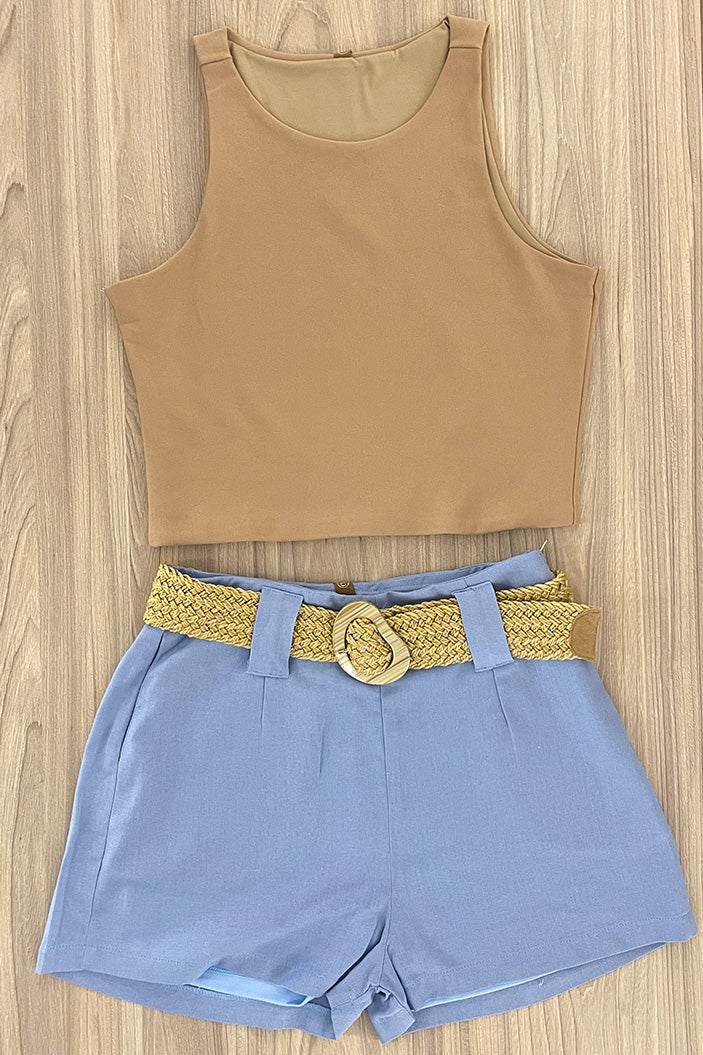 Short con correa para mujer dyaboo DF08078