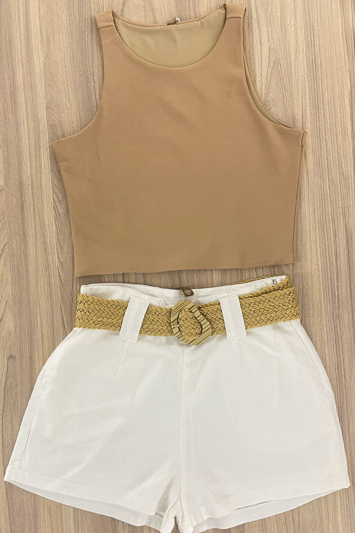 Short con correa para mujer dyaboo DF08078