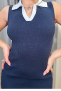 Vestido Largo Sisa TF10074 para mujer dyaboo azul