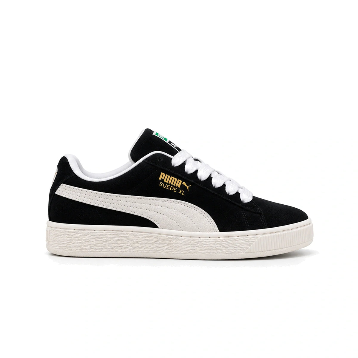 Tenis 1026-034 Puma negro blanco vista lateral