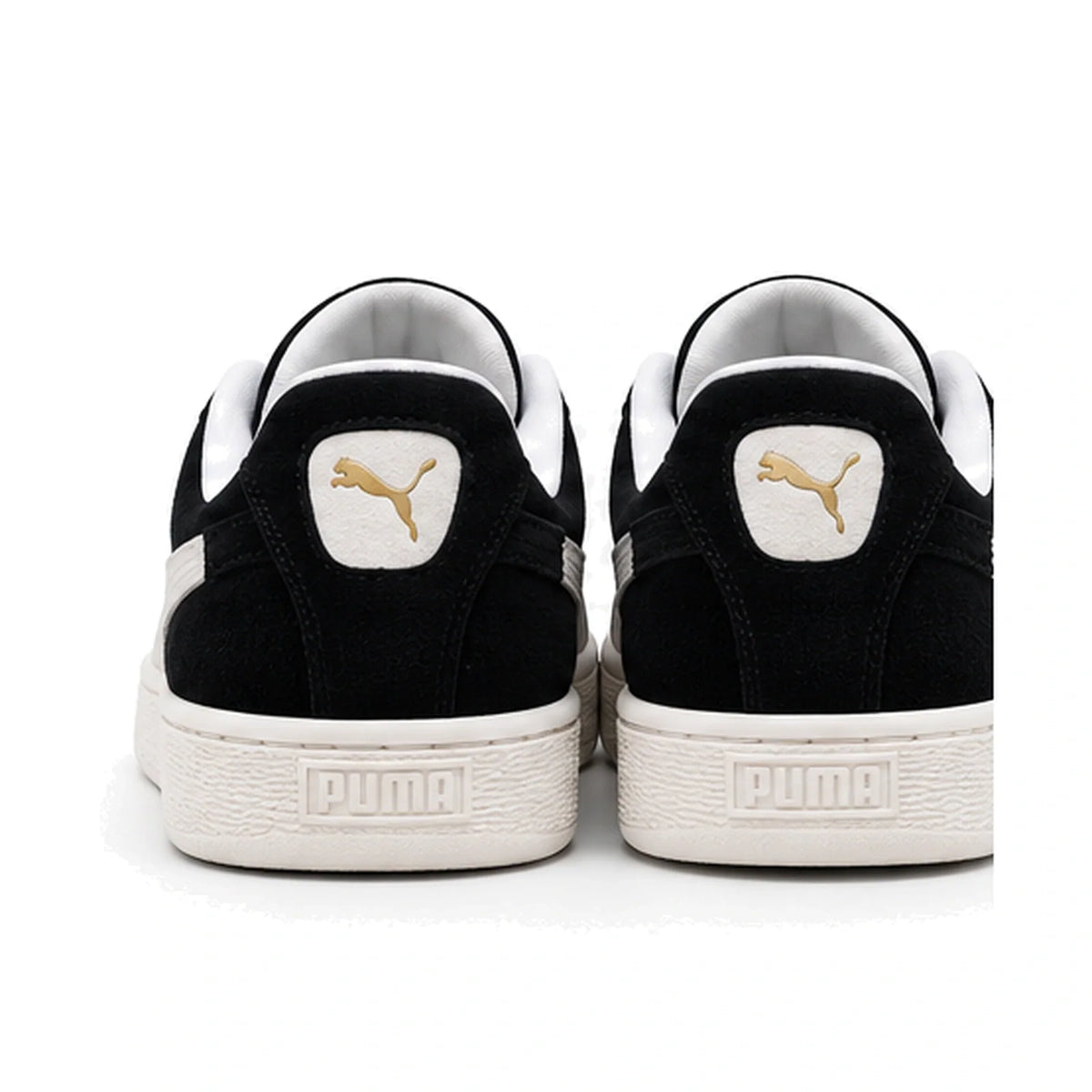 Tenis 1026-034 Puma negro blanco vista posterior