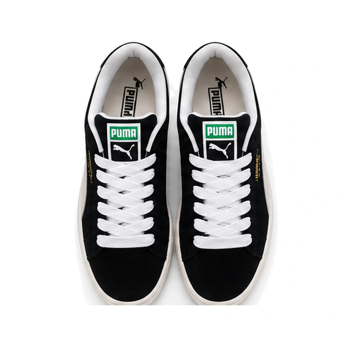 Tenis 1026-034 Puma negro blanco vista superior