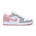 Tenis 1026-036 blanco gris rosa, vista lateral