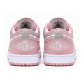 Tenis 1026-036 blanco gris rosa, vista posterior