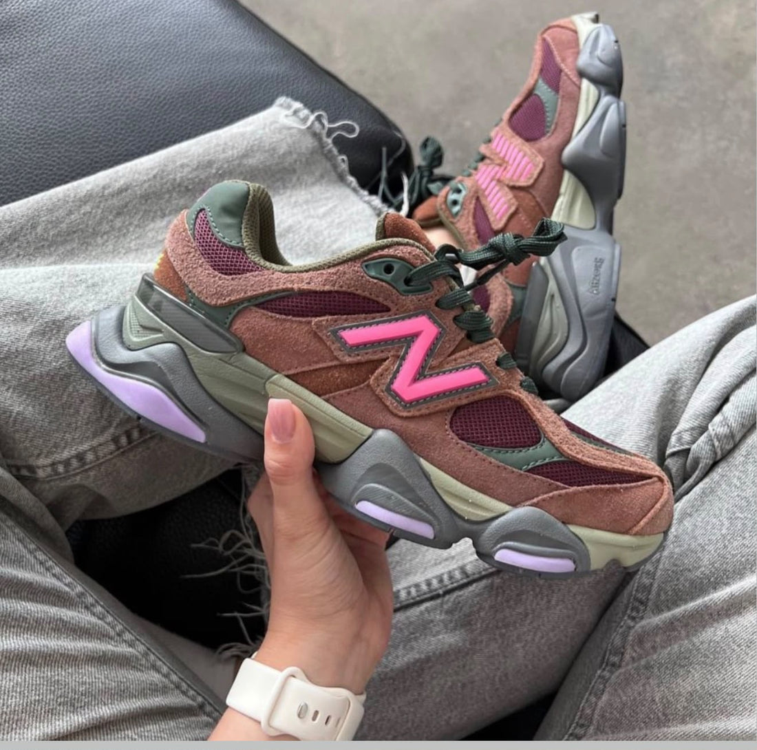 Tenis NEW BALANCE mujer vino, verde y morado WALÁ