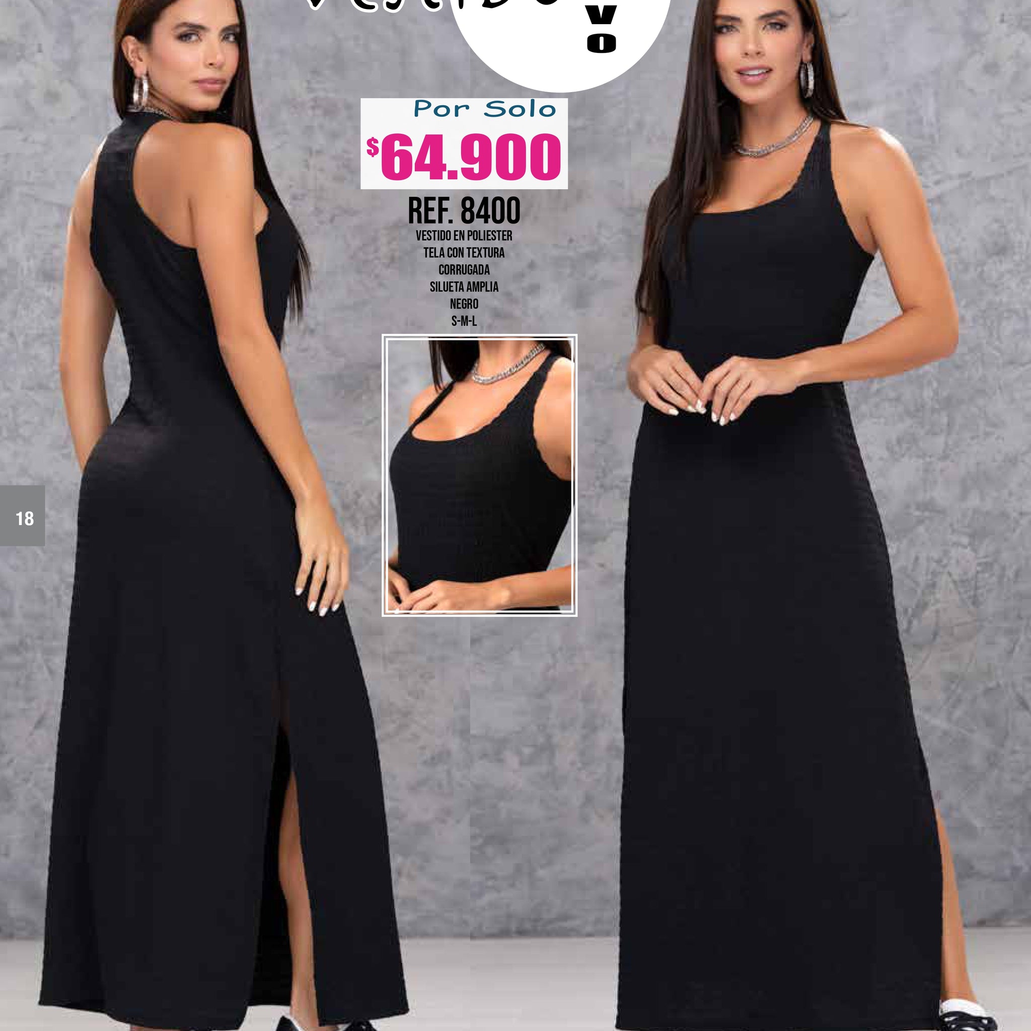 Vestido Para Mujer 8400