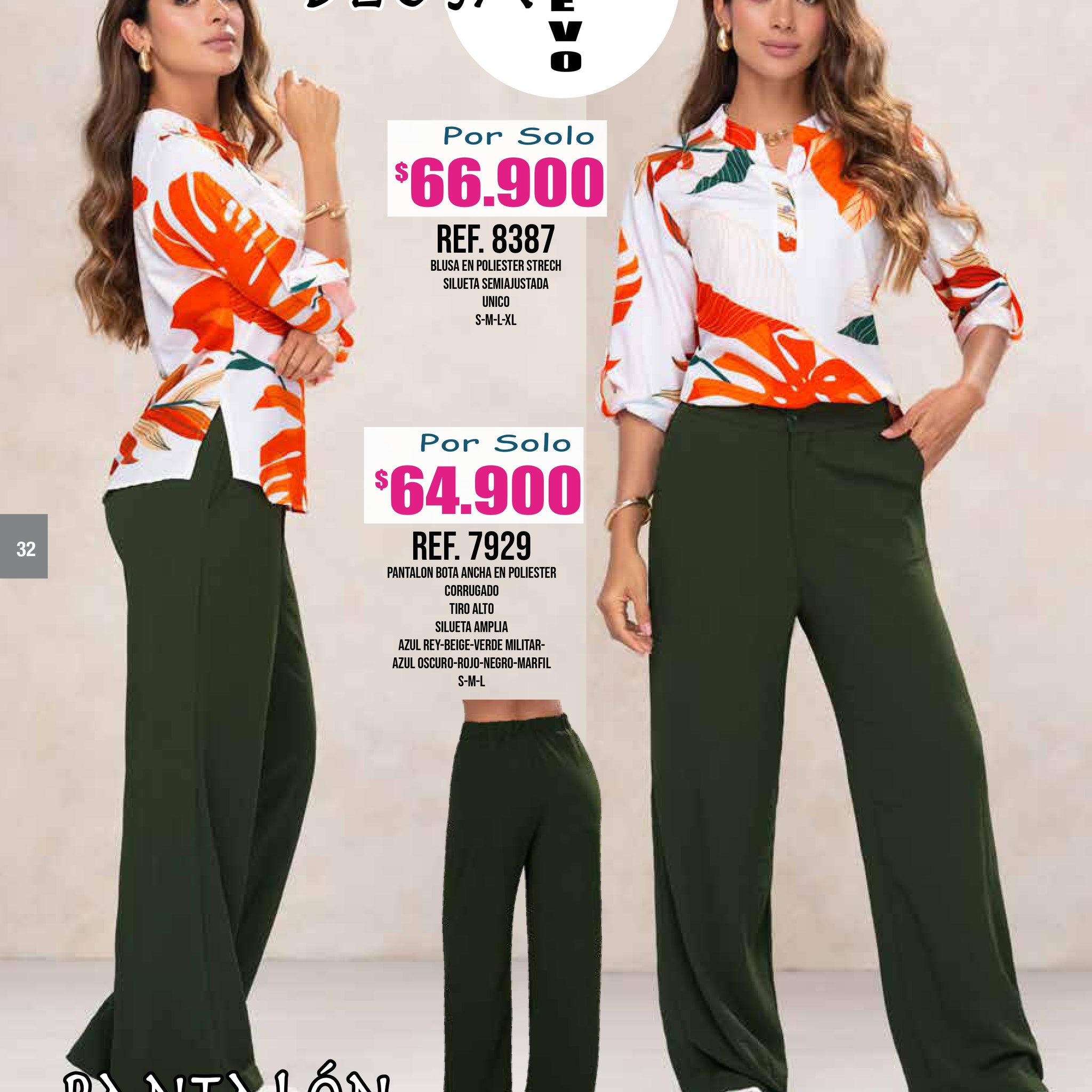 Pantalón Para Mujer 7929