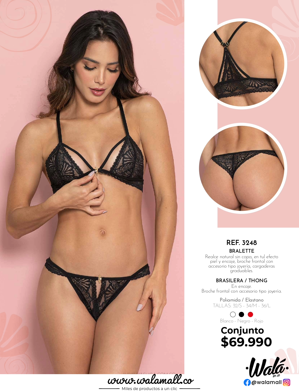 3248 - Duo Bralette/Brasilera