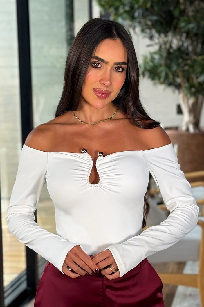 ody Bandeja DF05115 Para mujer dyaboo crudo/blanco