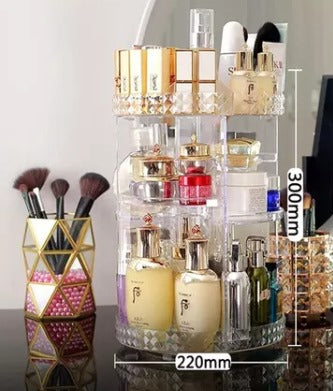 ORGANIZADOR DE MAQUILLAJE GIRATORIO 360